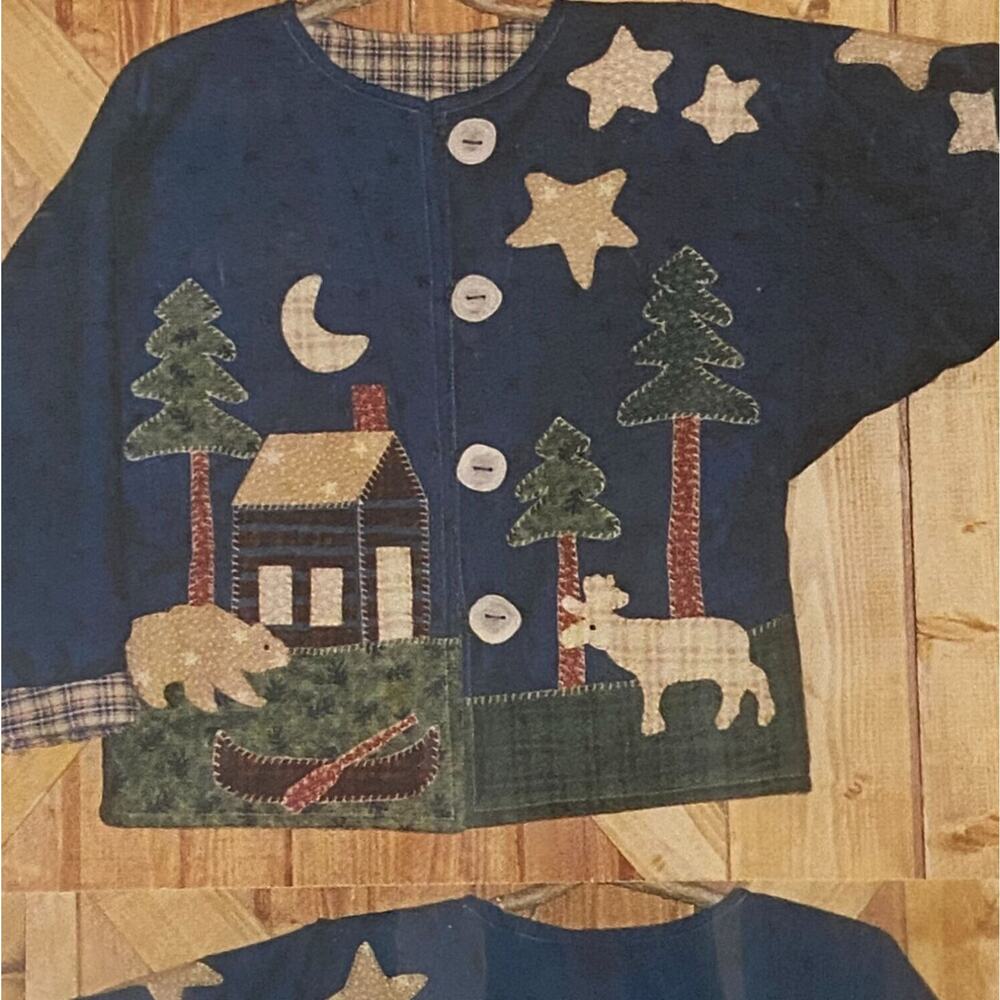 Eileens Design Studio J20 Pattern Jacket Rev North Woods Revisited Vintage Cozy